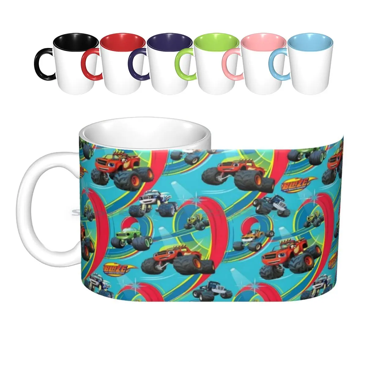 Ceramic Mugs Coffee Cups Milk Tea Mug Blaze Blaze Blaze Monster Machines Blaze And Monster Machine Blaze And Monster Machines