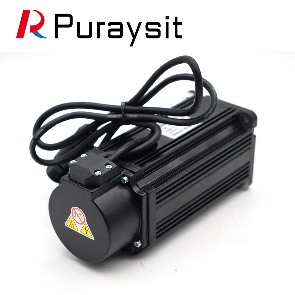 Puraysit Servo Motor KIts 750W AASD 15A 90ST-M02430 2.4N.M 220V 3000RPM Dia.6mm with 3m Cable
