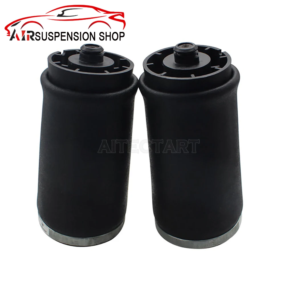 2PCS Rear Left + Right Air Suspension Spring Bag Gas Shock Absorber Balloon For BMW E53 X5 2000-2006 37126750356 37126750355