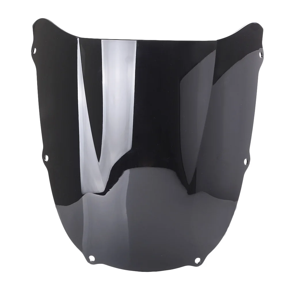 Motorcycle Double Bubble Windscreen Windshield For Kawasaki Ninja ZX6R ZX600G 1998 1999 ABS Plastic