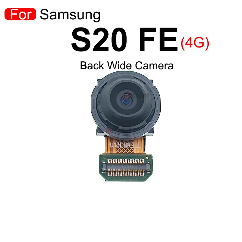 For Samsung Galaxy S20 FE 4G 5G Front Face Selfie + Back Ultra Wide Angle Rear Main Camera Module Flex Cable Replacement Parts