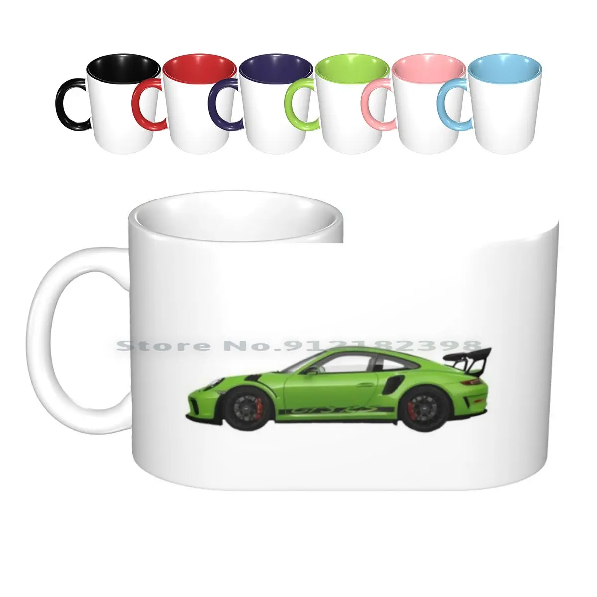 Gt3rs Lizard Green Ceramic Mugs Coffee Cups Milk Tea Mug Gt Gt3 Gt3rs Car Racecar Red Clear Background Cool Fast Gt3rs Gt2