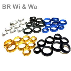 BR Wi & Wa Fishing Rod Trim Ring, Winding Component, Building Accessory, Mix Size, Color, DIY