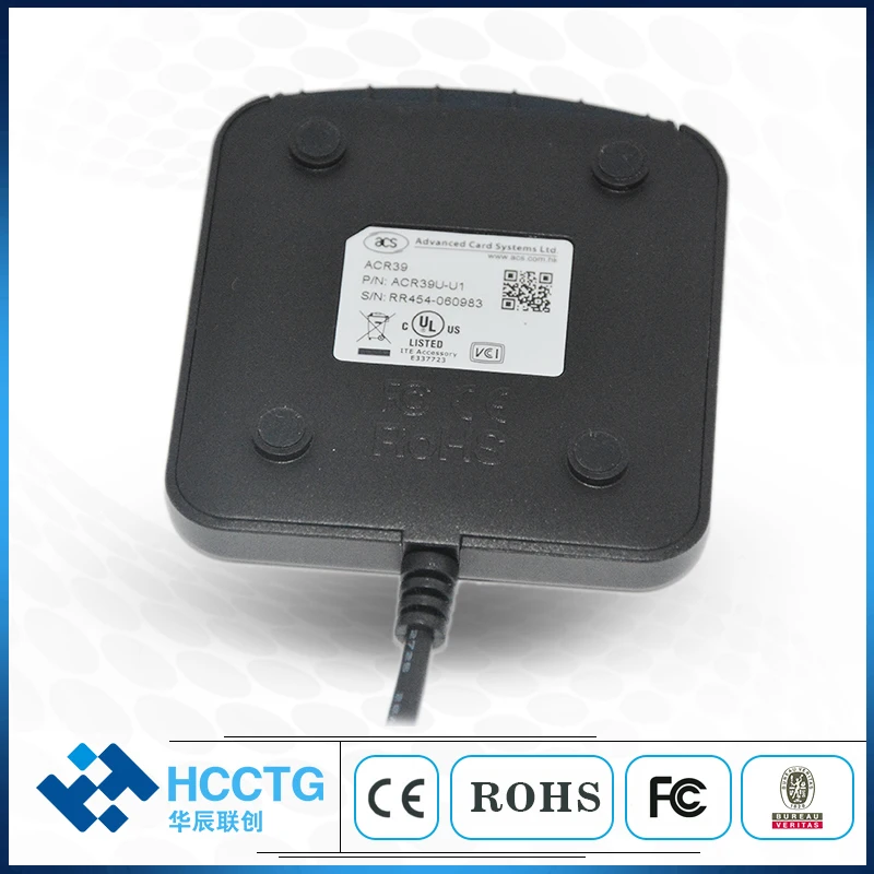 USB EMV Smart Card Reader for ISO7816 EMV Chip Card Reader Writer ACS ACR39U-U1