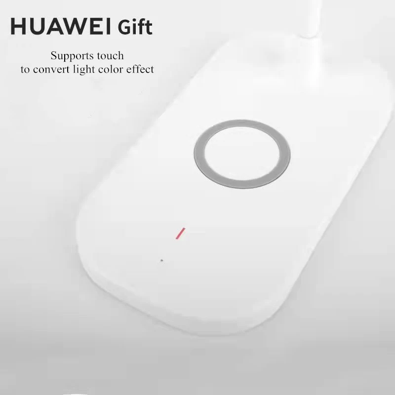 Original Huawei Gift Wireless Charger Desk Lamp 10W Fast Charger with 2W Eye Protection Reading Table Bedside Lamp Adjustable