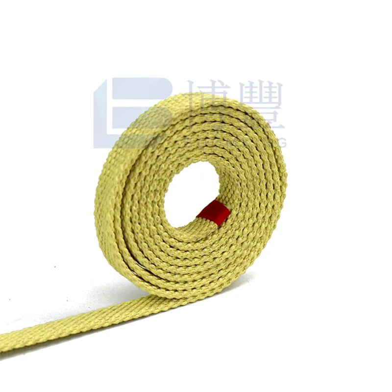 Size 6*3mm Glass tempering furnace high temperature rope 300m per roll