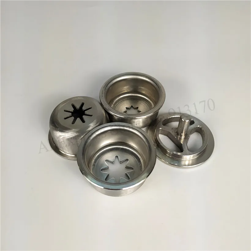 Stainless Steel Solid Hollow Churrera Churro Nozzle Modelling Lids Accessories Spare Parts For Churros Machines