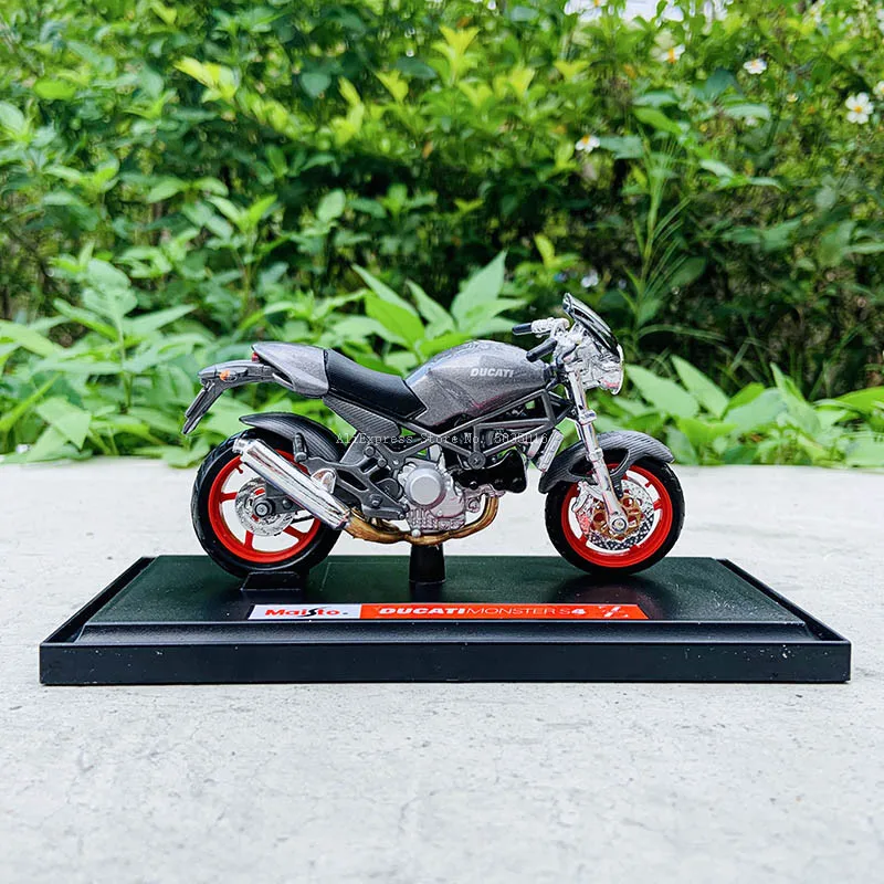 Maisto-modelo de motocicleta Ducati Monster S4 original, juguete de aleación, 16 estilos, colección de regalos, 1:18