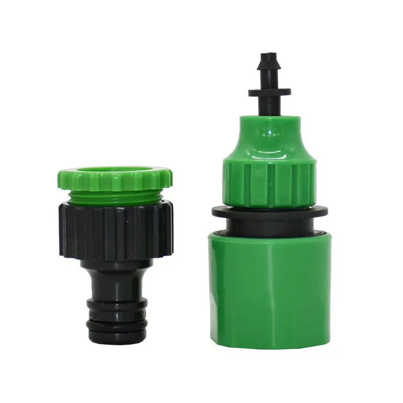 1/4 3/8 Inch Garden Hose Quick Connector 4/7 8/11 Hose Water Connectors With 1/2 3/4 Thread Garden Watering Pipe Fitting 1PCS