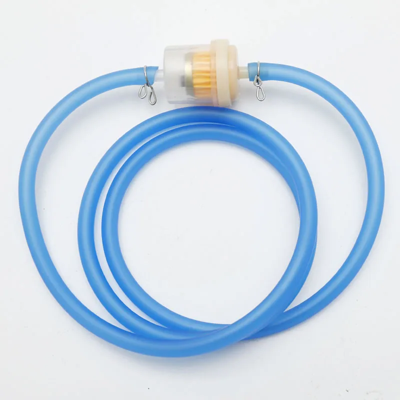 6mm Motorcycle Gas Fuel Filter Petrol Pipe Hose Line + 4 Clips Moto Scooter Dirt Bike Yellow Red Blue Green