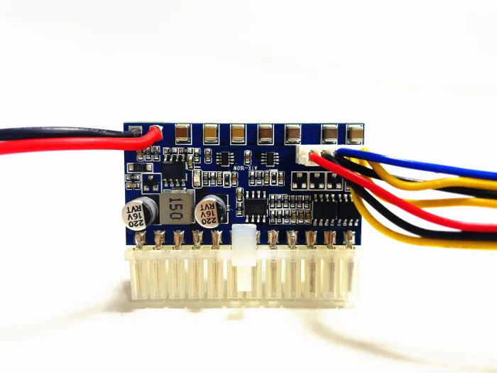 6pin 12V DC-ATX-160W 24Pin Pico ATX Switch PSU Car Auto Mini ITX High Power Supply Module Z1 power supply SATA Durable Board
