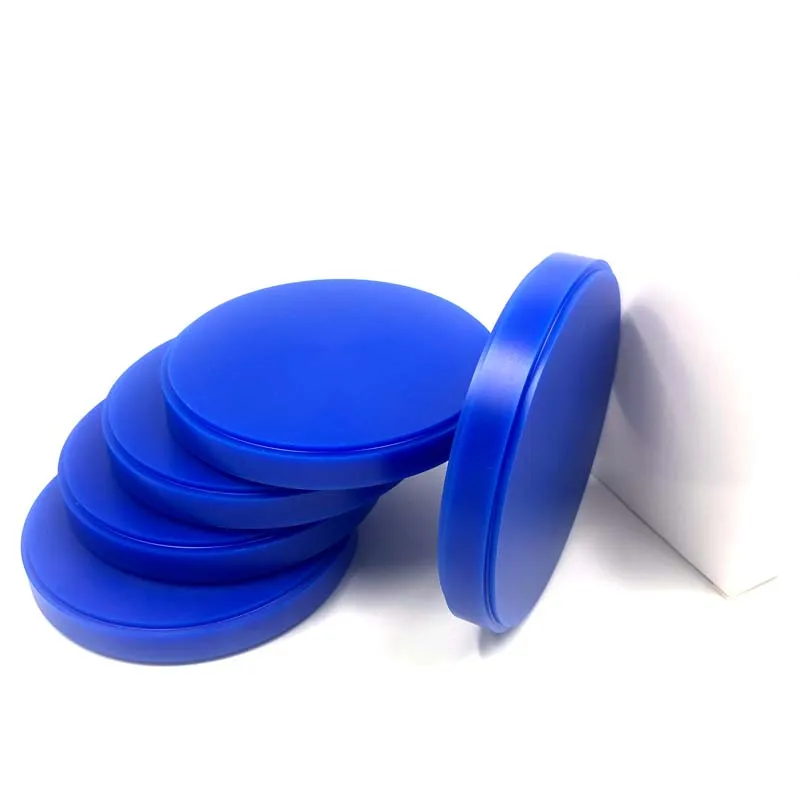 Bloco de cera de escultura dental azul, laboratório CAD CAM disco, ambiental, 98mm * 10mm, 12mm, 14mm, 16mm, 18mm, 20mm, 22mm, 25mm, 5 PCes