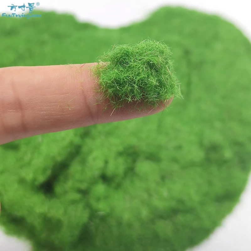 30g Grass Powder Miniature Scene Model Material Blend Turf Flock Lawn STATIC GRASS Powder Hobby Craft Accessory 3MM/5MM/8MM