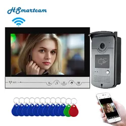 New Tuya Smart Home 9 inch WIFI Video Intercom for home Monitor entry system with RFID Outdoor Camera APP Phone Unlock