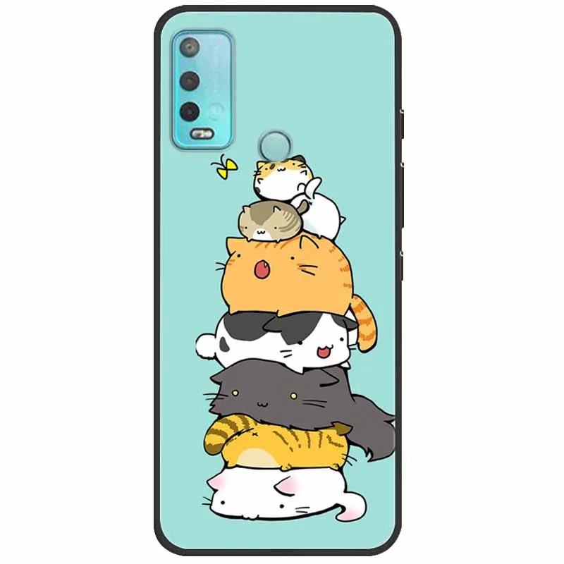For Wiko Power U30 Case U20 U10 Soft Painted Cool TPU Black Back Cover for Wiko Power U20 Phone Cases Silicone PowerU30 U 20 10