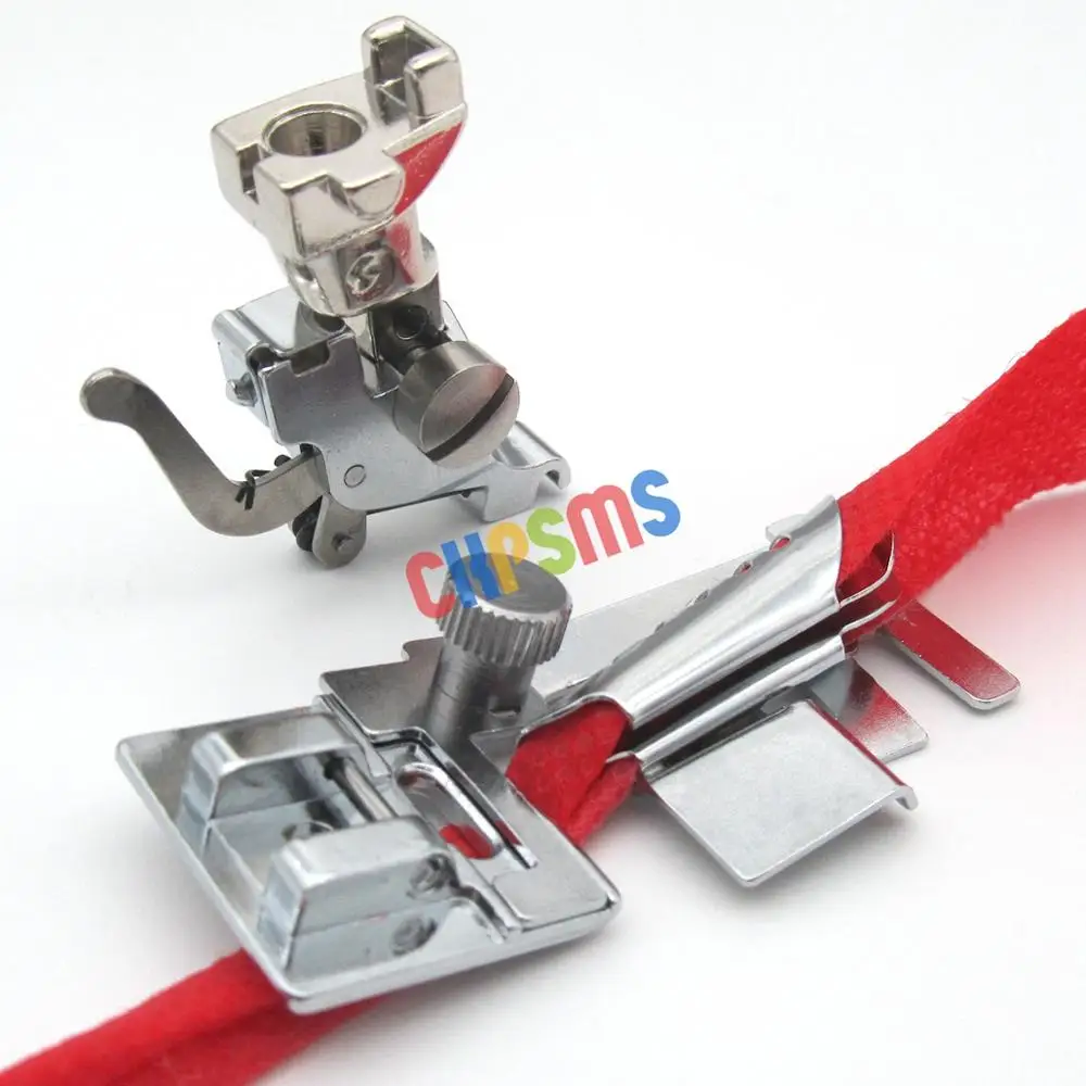 1SET Adjustable Bias Binder Foot For BERNINA NEW STYLE Machines 130 153 180 185  CY-9907+CY-7300L+0083687000