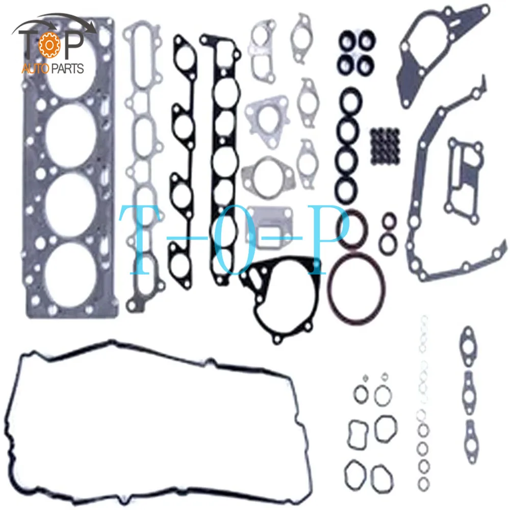 4D56T 4D56HP For Mitsubishi L200 2.5L DI-D 4WD KB4T Engine Complete Overhaul Rebuilding Gasket Kit 1000A407 ME200752