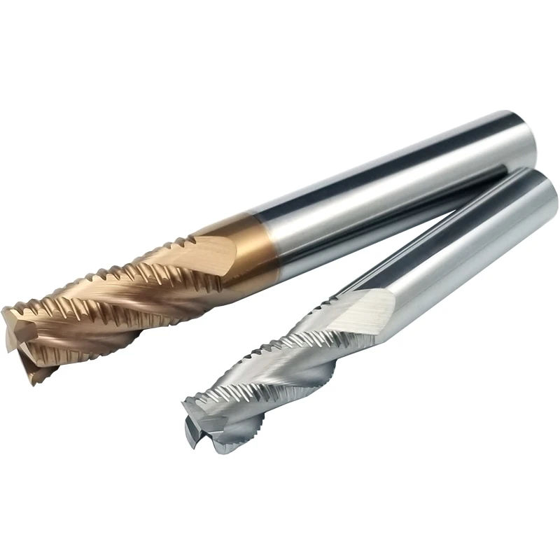 HRC60 16 Mm 18 Mm Karbida Roughing End Mills Panjang 100 Mm Penggilingan Cutter 4 Seruling 3F Bubut End Mill alat untuk Baja Aluminium Hidup Seadanya