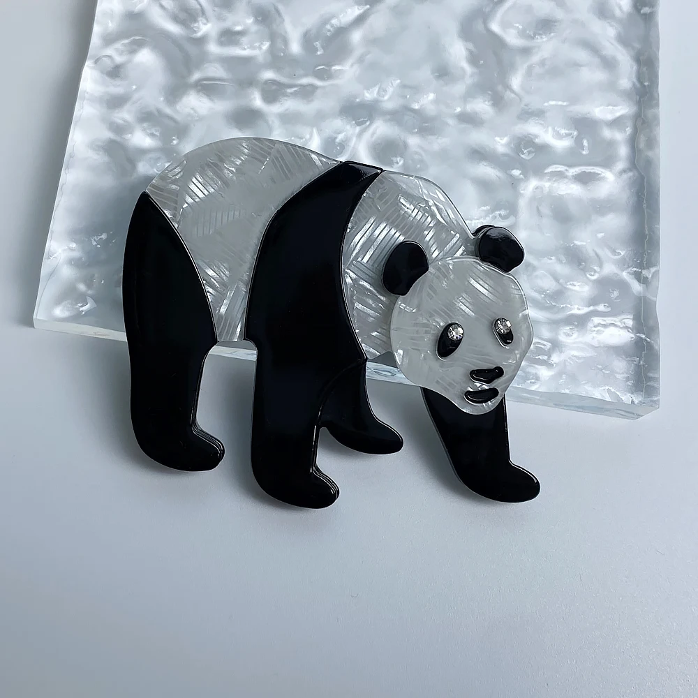 

Cartoon Animal Brooches Panda Custom Handmade Enamel Pins Clothes Collar Lapel Safety Pins Bag Metal Badges Jewelry For Lover