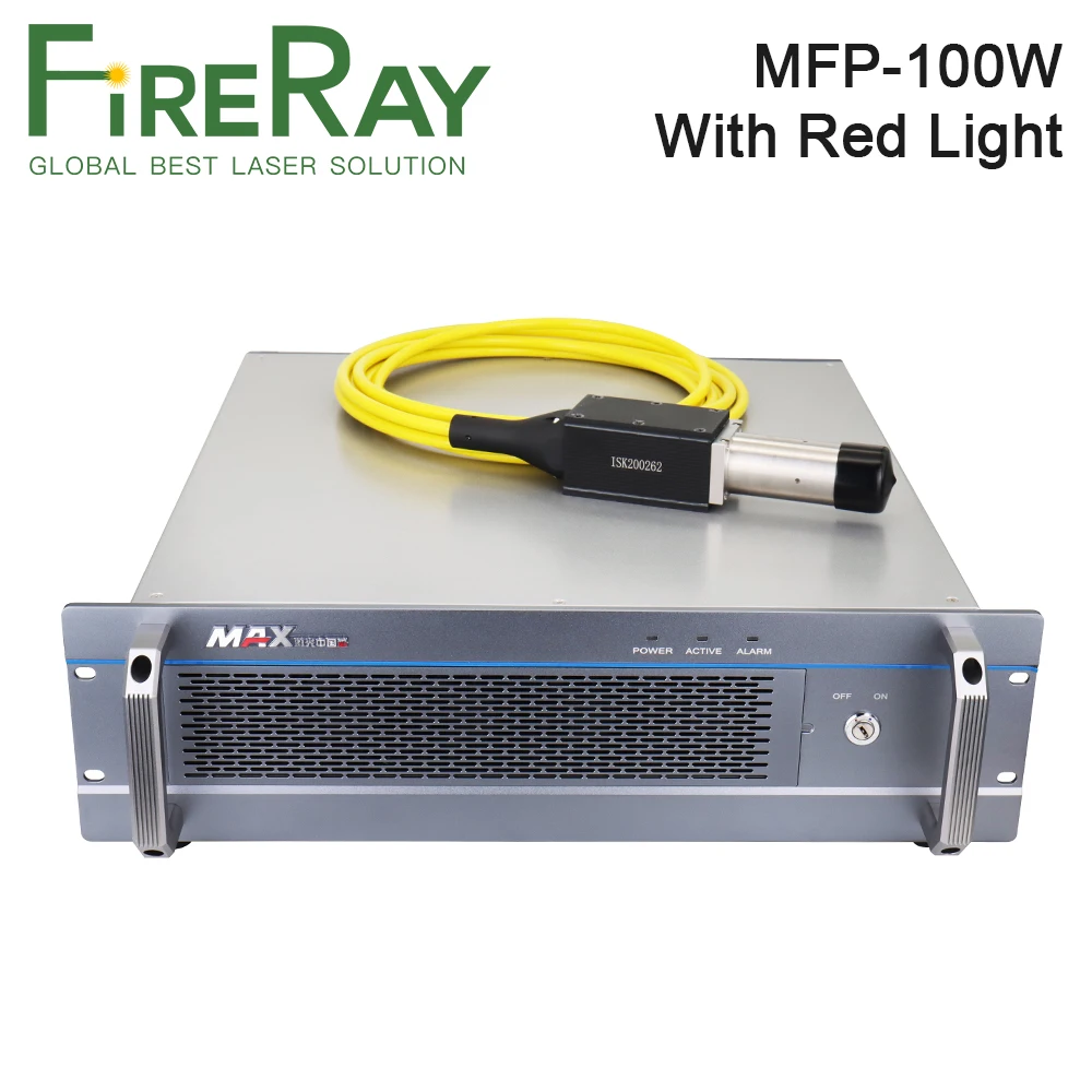 MAX MFP-100W مصدر ليزر الألياف النبضي Q-Switched Acousto-Optic لعلامات المعادن / النقش / النحت العميق / تنظيف السطح