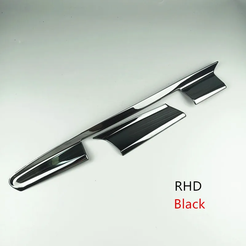 Center Console Dashboard Navigation Cover Trim Strips 2Pcs For Audi A6 C7 2012-2018 Stainless Steel Car Interior Accessories