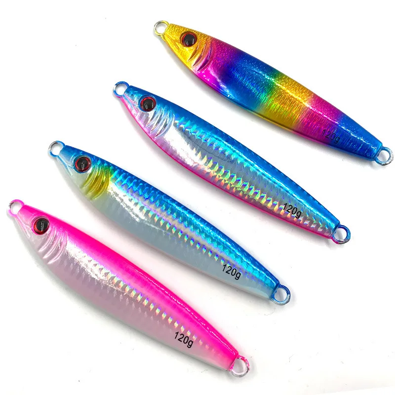 S Swim Posture Slow Metal Jigging Hooks Sinking Glow Jigs 120g 150g 200g Falling Lure Fishing Pitch Angler Leurre Bait Fishing