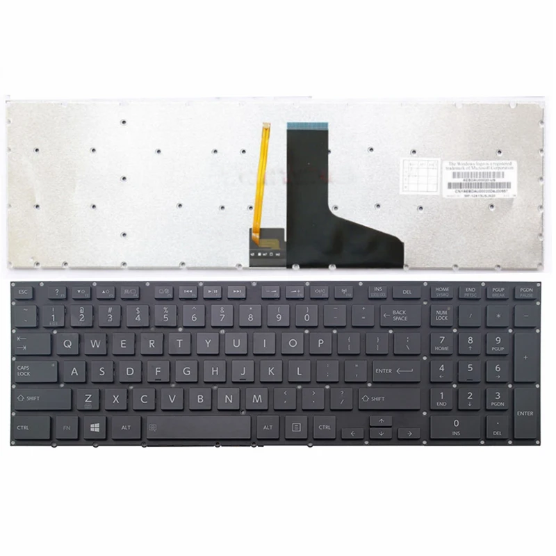 For Toshiba Satellite P50 P50t P50-A P55 P55-A P50T-A P50-B P75 P70-A Laptop Keyboard US Layout Replacement Part backlit English