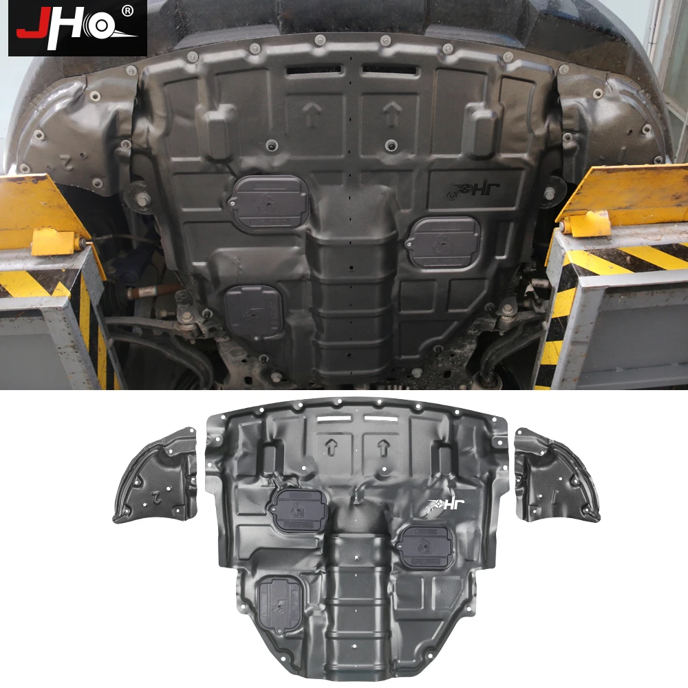 

JHO Offroad Driving Skid Plates Under Carriage Shield Protection Cover for Ford Explorer 2016 2017 2018 Sport 3.5L Turbocharged