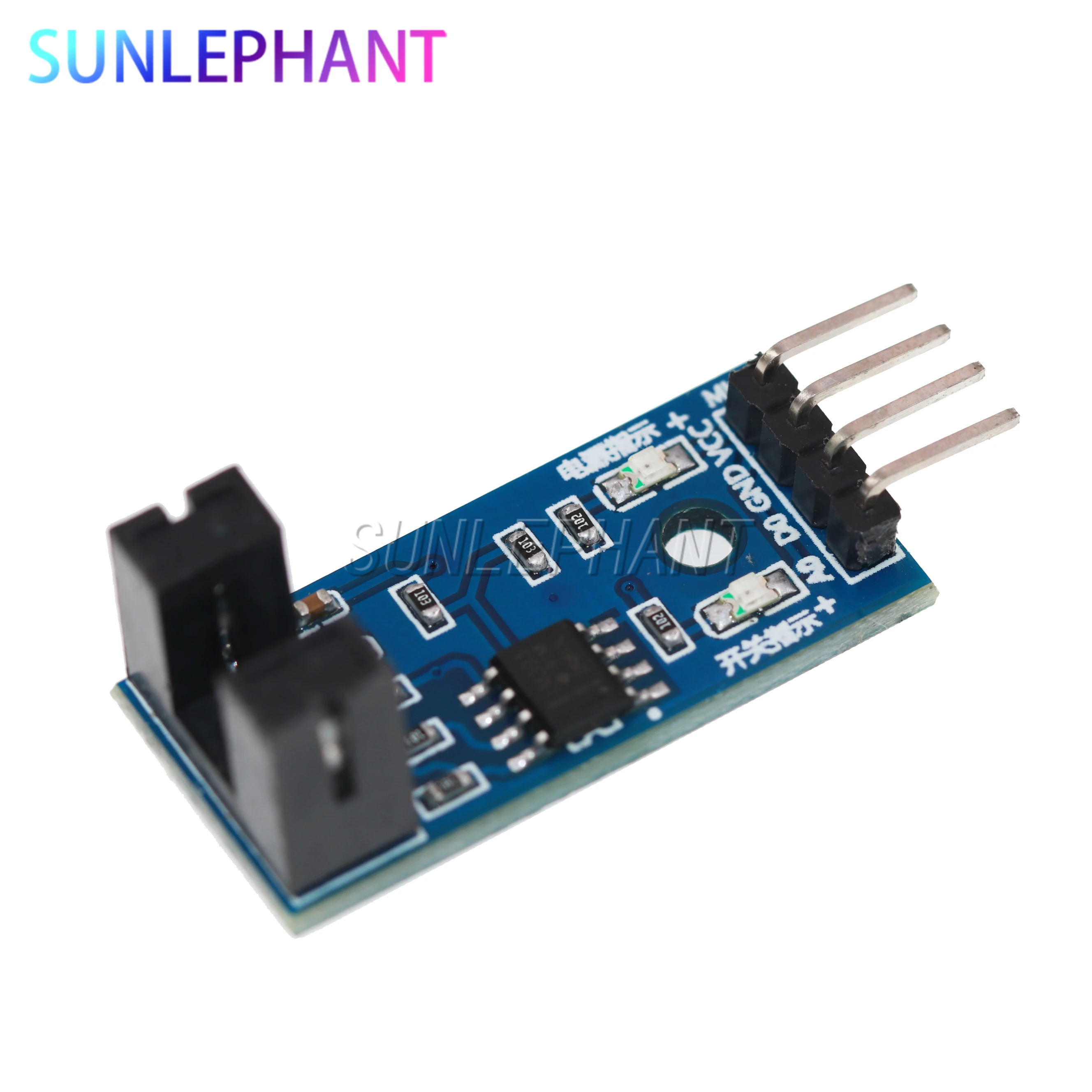 Speed Sensor Module Tacho Sensor Slot-type Optocoupler Tacho-generator Counter Module for arduno Diy Kit