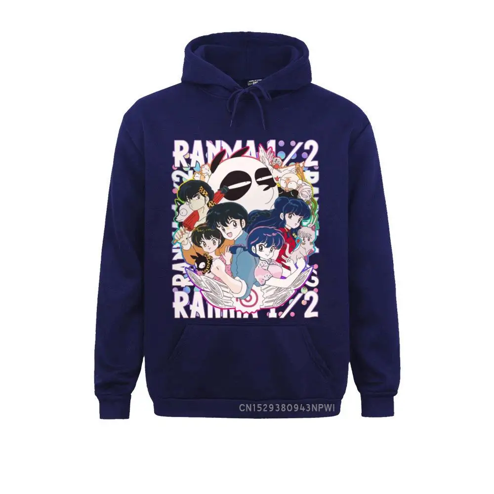 For Male Ranma 1/2 Fashion Pullover Vintage Anime Sweatshirt Organic Costume Graphic Print S-3XL Hoodie