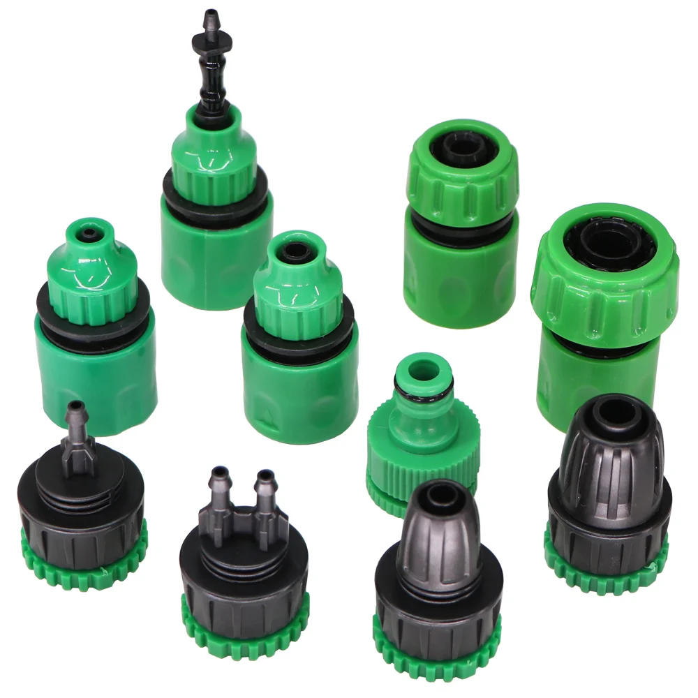 2PCS Garden Hose Tap Quick Connector 1/8'' 1/4'' 1/2'' 3/4'' Garden Coupling Adapter Home Watering Irrigation Fitting Tube Joint