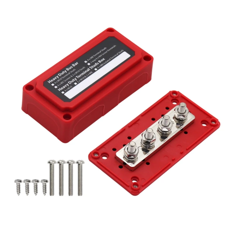 Bus Bar Box Board 300A High Current Busbar Automobiles Maximum Connection Amplifier Power Case Car Accessories