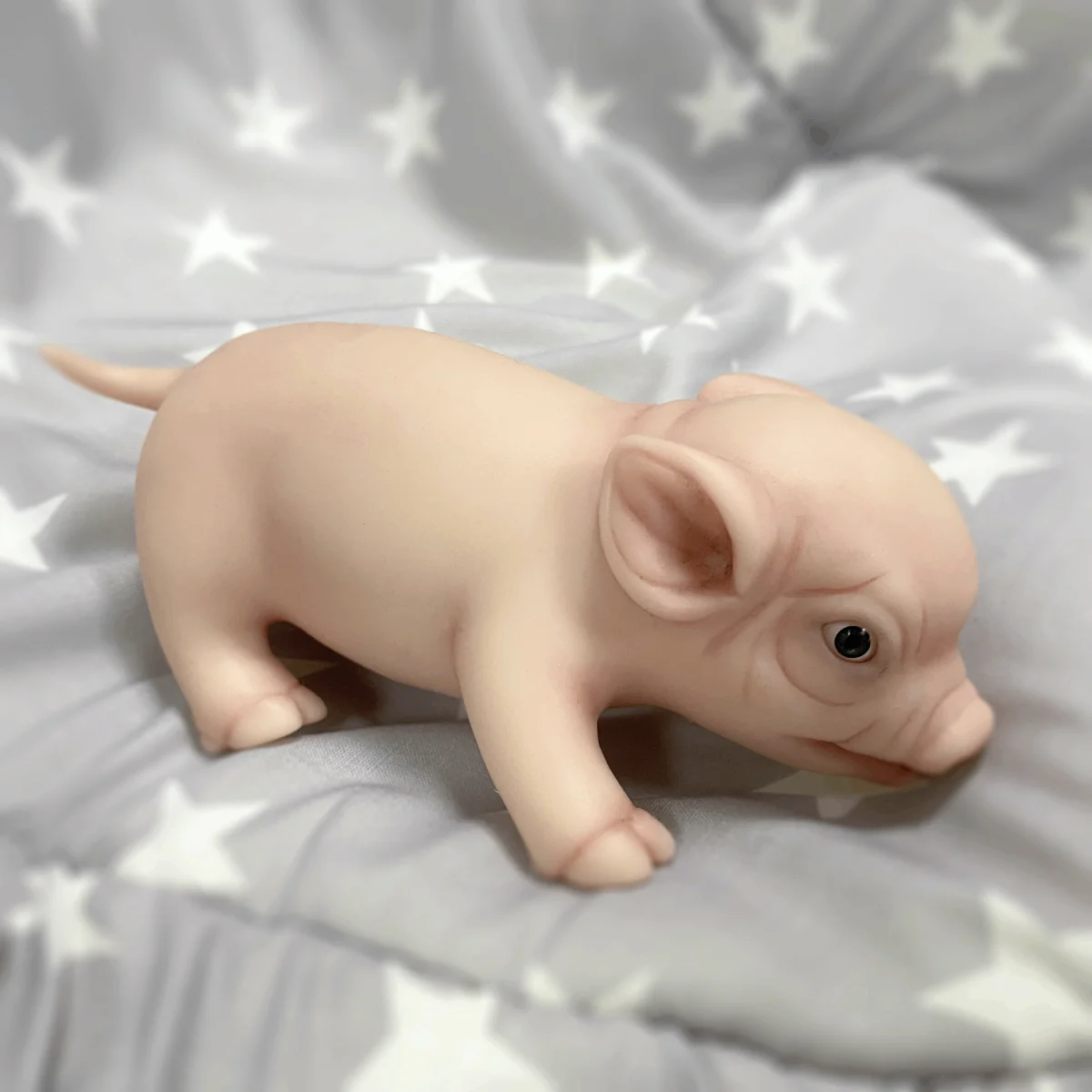 Mini 5 pollici Full Body Silicone Pig Doll Soft Touch realistico maiale Reborn Babie Sleeping Dolls bambini bambini giocattoli fotografia puntelli