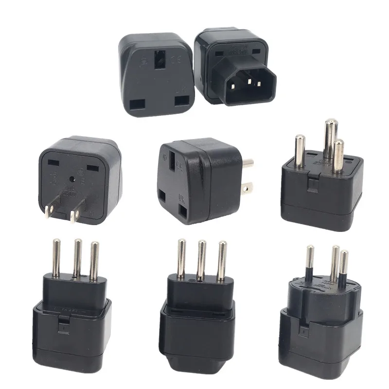 Universal UK To US/AU/ EU/Italy/ South Africa/Swiss/ plug Travel Wall AC Power Charger Outlet Adapter Converter 2/ 3 Pin Socket