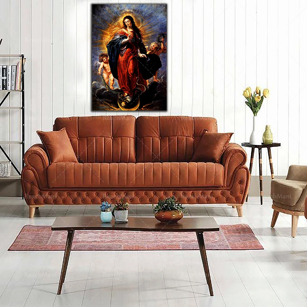 Peter Prubens's Immaculate Conception printed poster on canvas wall art