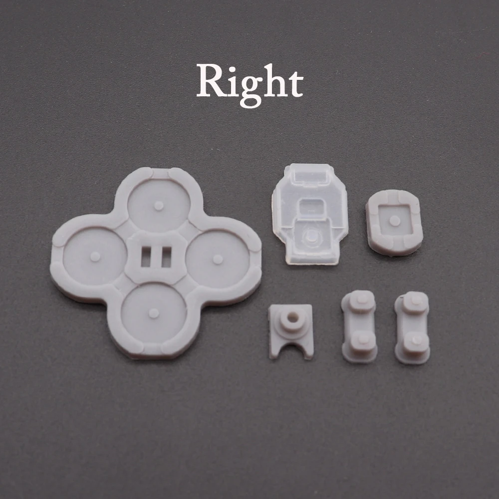 Dla Nintendo Switch NS Joy-Con lewego prawego kontrolera przewodzący gumowy silikonowy guzik zestaw nakładek do wymiany JoyCon