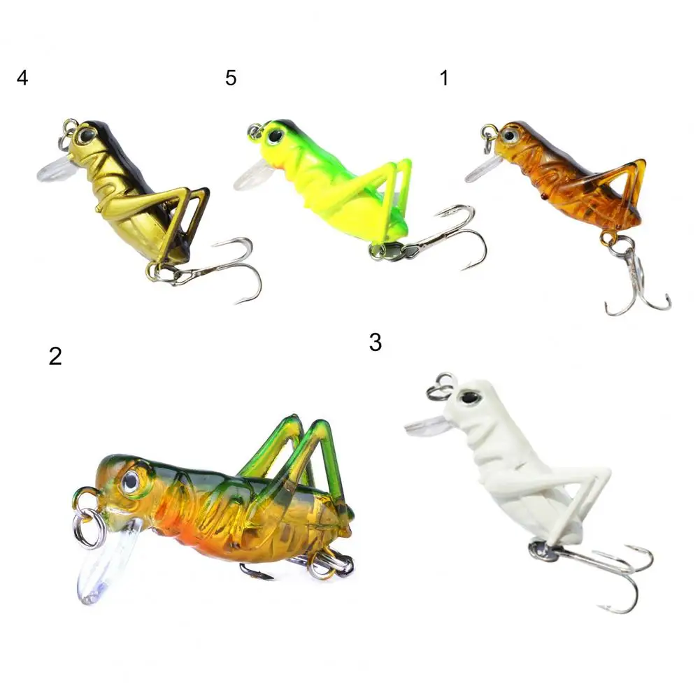 Hard Lure Grasshopper Shape Minnow Crank Bait Plastic Bait With Hook Swimbait Artificial Wobblers Fishing Tackle