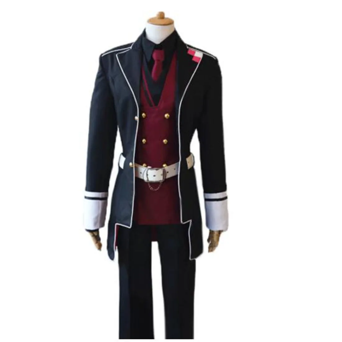 

2021 Anime DIABOLIK LOVERS Haunted Dark Bridal Hero Sakamaki Reiji Halloween Cosplay Costume Full Set