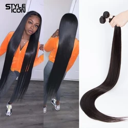 Styleicon Straight Human Hair Bundles Deal Wholesale Vendor 32 34 36 Inches Straight Remy Hair Extension