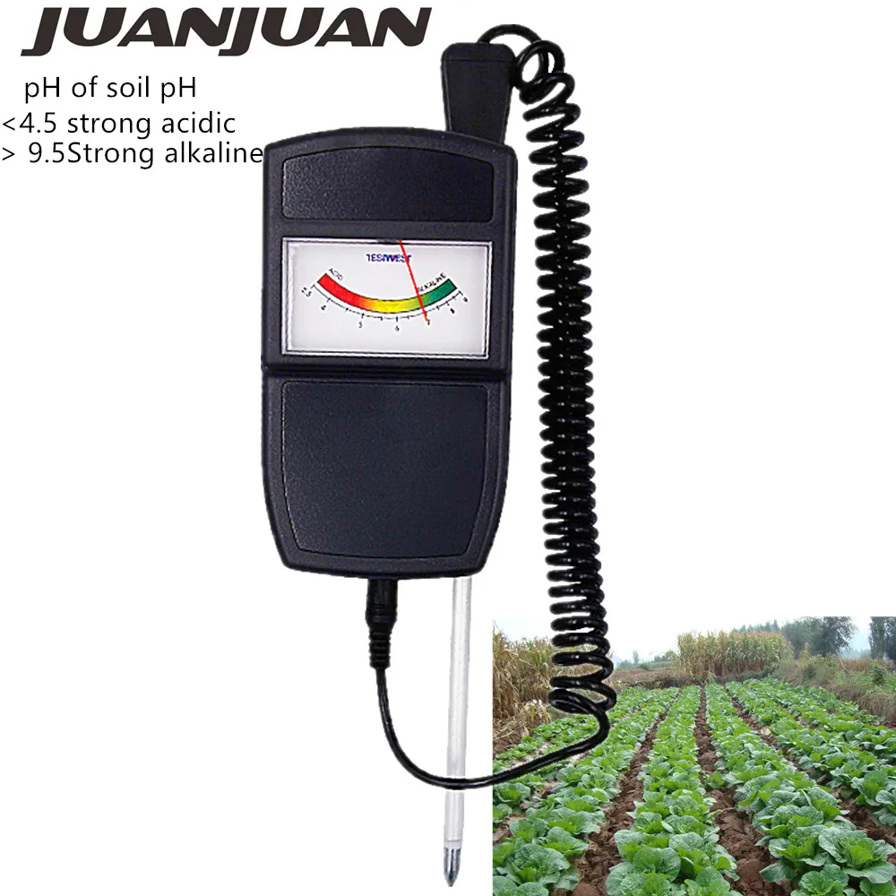 Portable Soil Tester Pointer type PH Measuring Instrument Soil PH Meter  Acid Alkali  Testing for Plant Garden Flower  20%off