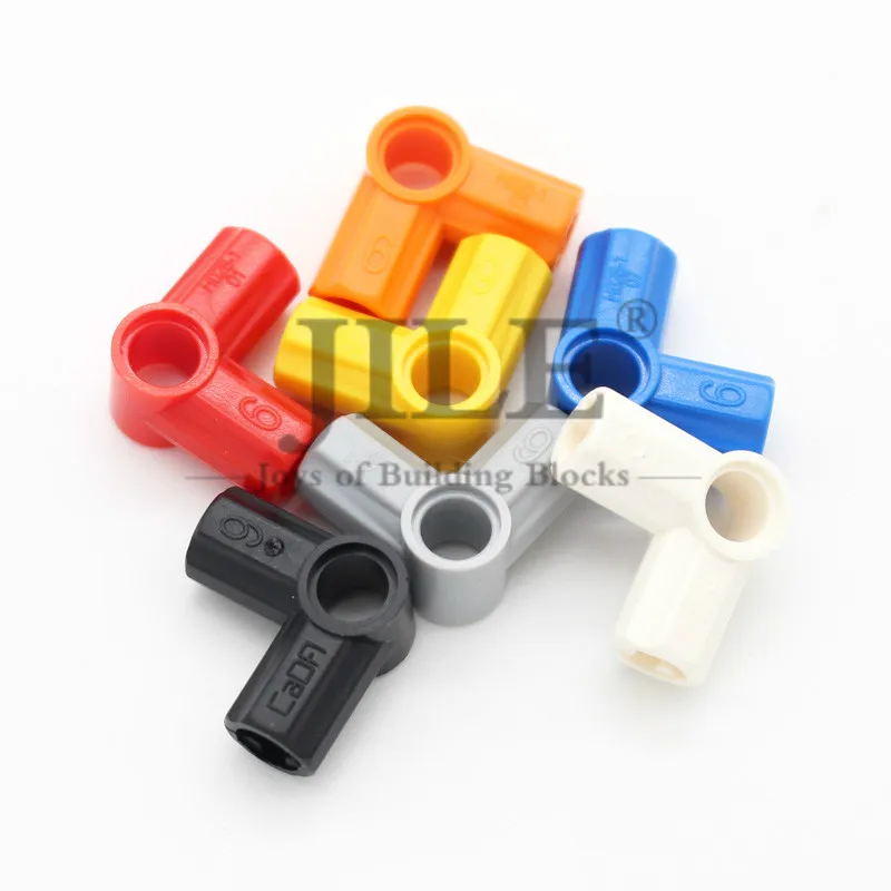 Moc Technology Axle and Pin Connector Angled #6 90 Degrees 32014 Building Blocks Bricks Accessories Combination Mechanical