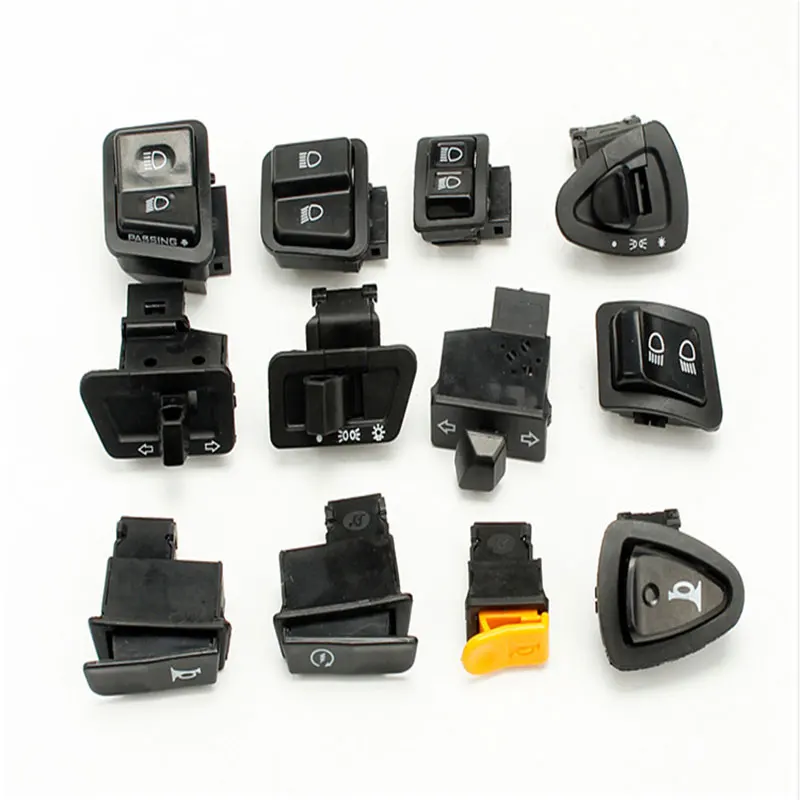 Motorcycle Switches Button Horn Turn Signal High Low Beam Electric Start Buttons Assembly For PIAGGIO Zip 50 Fly 100 150