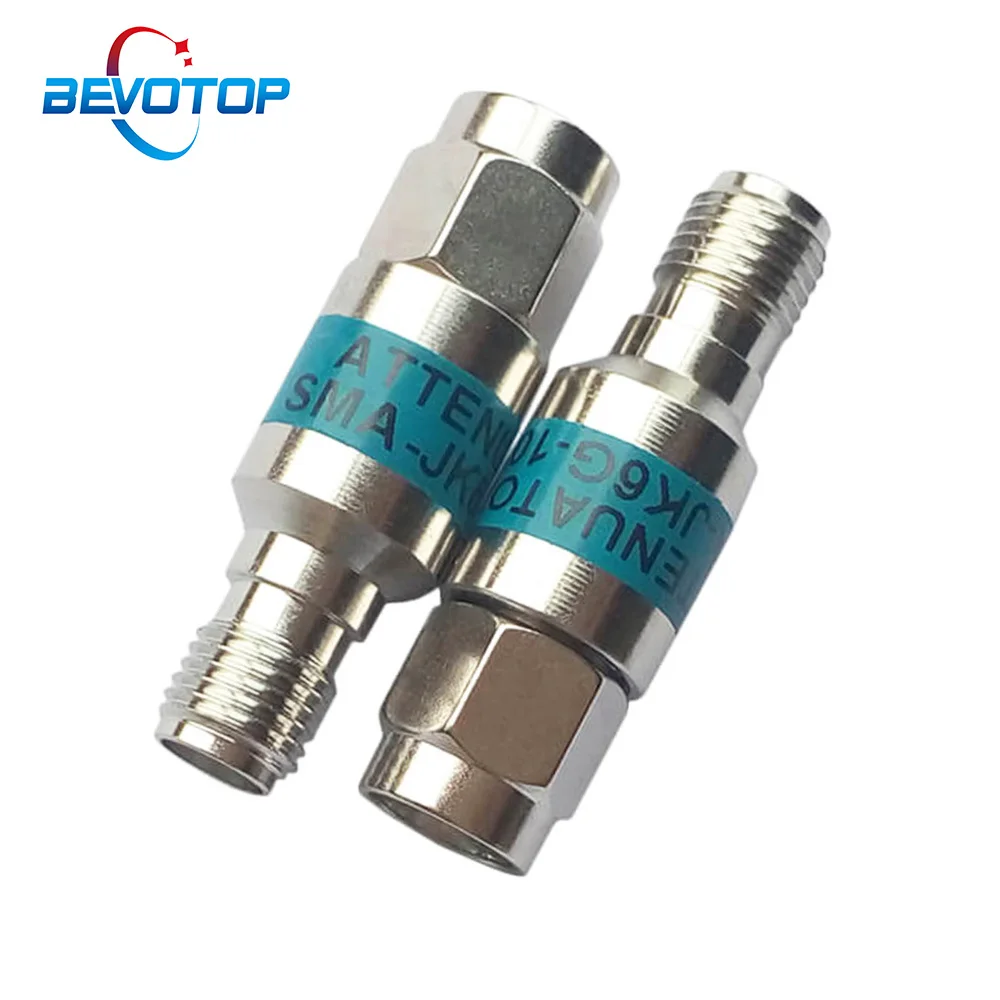 2W DC-6GHz, SMA Male to SMA Female Coaxial RF Attenuator,1/2/3/5/6/8/9/10/15/20/25/30db Attenuator,SMA Fixed Connectors