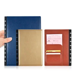 Loose-leaf Leather Cover Mushroom Hole Notebook Notebook Cover Notebooks and Journals Discbind Planners Disc Binder Ring Binder