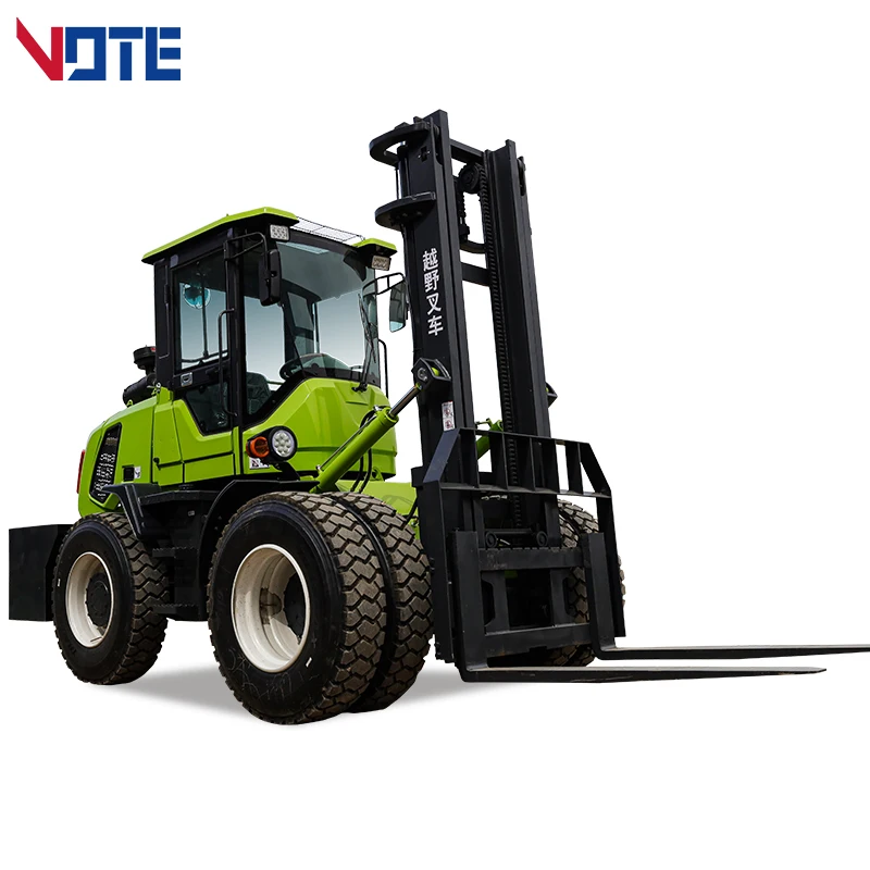 Factory Directly Provide  Four Wheel Drive All Terrain Forklift Color Can Be Customized Off-Road Truck