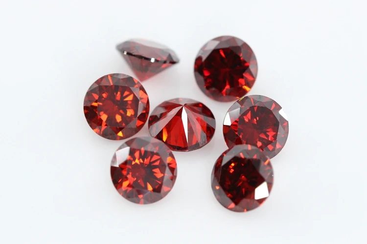 5A Qaulity 1.0~3.0mm Various 20 Colors Loose Cubic Zirconia Stones Round Brilliant Cut Loose CZ Synthetic Gem For Woman Jewelry