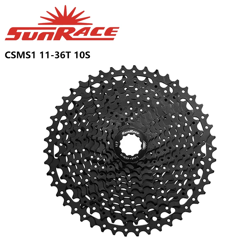 SunRace CSMX3 CSMS1 CSMS2 CSMS3 CSRX0 10s Cassetta Bici Ruota Libera Pignone Cassetta Bicicletta 11-25T 11-36T 11-40T 11-42T 11-46T