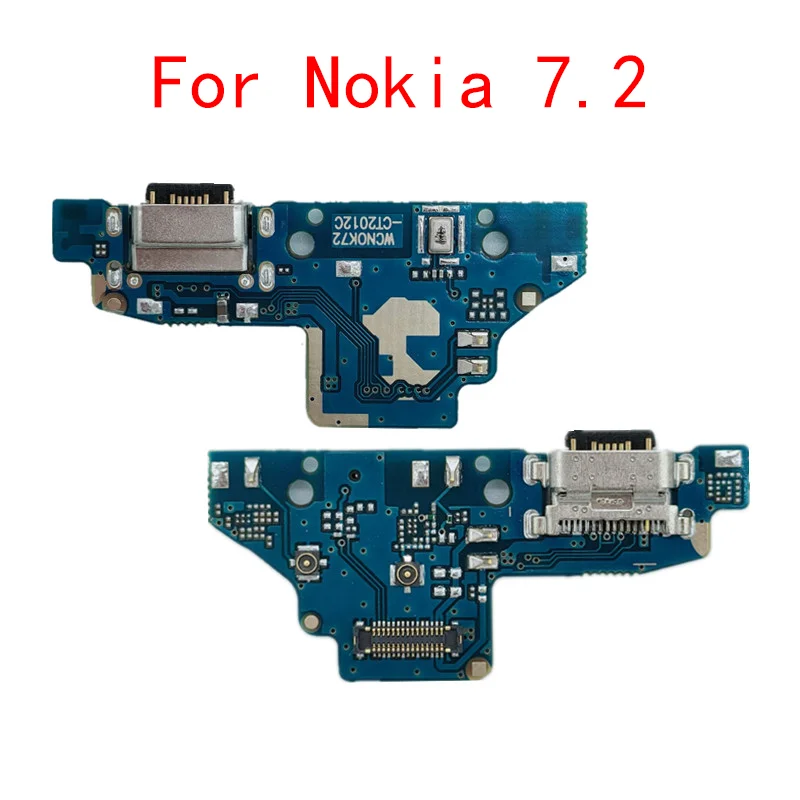 USB Charging Charger Dock Port Board With Microphone Mic Flex Cable For Nokia 5.3 TA-1223 TA-1234 1227 1229 / 7..2 TA-1196 1200