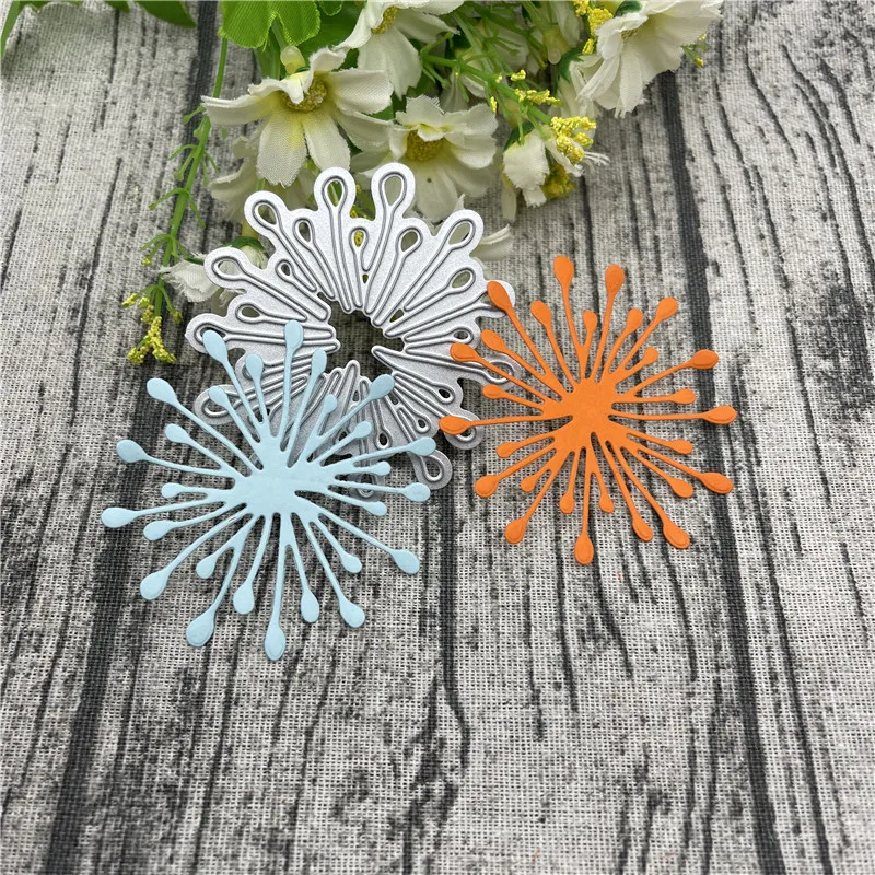 Dandelion  card Metal Cutting Dies For DIY Scrapbooking Album Embossing Paper Cards Decorative Crafts