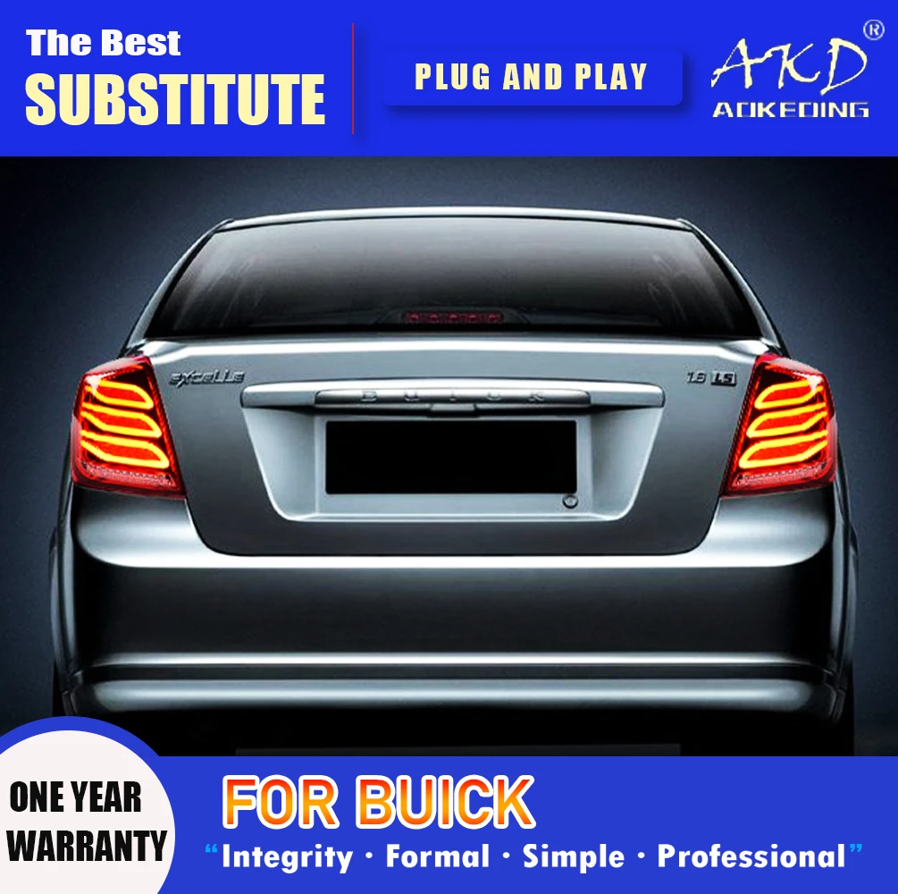 

Задний фонарь AKD для Buick Opel Excelle, светодиодный задний фонарь 2003-2007, Opel Excelle, задний противотуманный тормозной сигнал поворота, автомобильные аксессуары